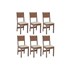 Conjunto Com 6 Cadeiras Milena Fosca