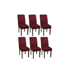 Conjunto Com 6 Cadeiras Nova Romana
