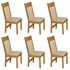 Conjunto Com 6 Cadeiras Priscilla